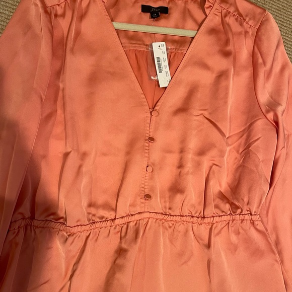 J. Crew Peach Button-Down Blouse - Picture 7 of 13